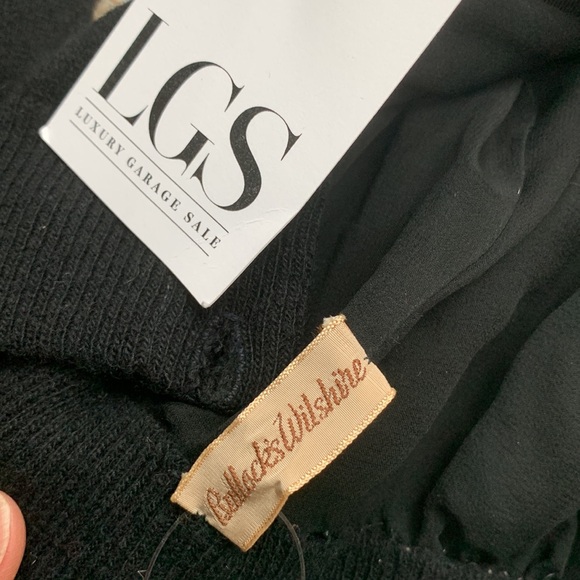 Vintage Luxury Garage Sale Real Fur Leopard🐆Animal Print Cropped Black Cardigan - Picture 7 of 15